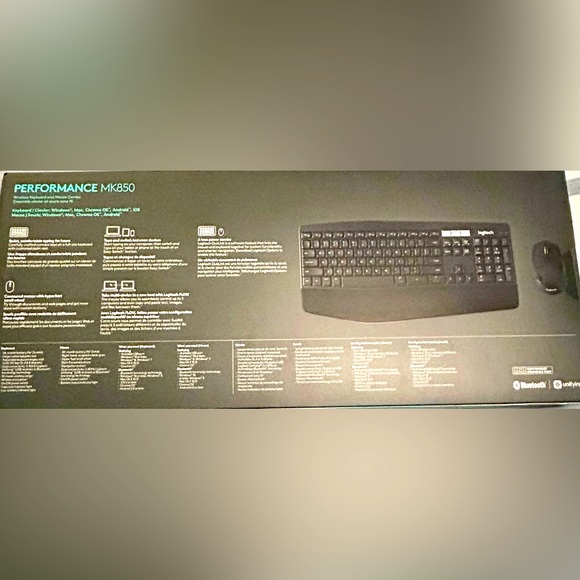 New, still in box Logitech MK850 Wireless Keyboard & Mouse - Picture 4 of 4